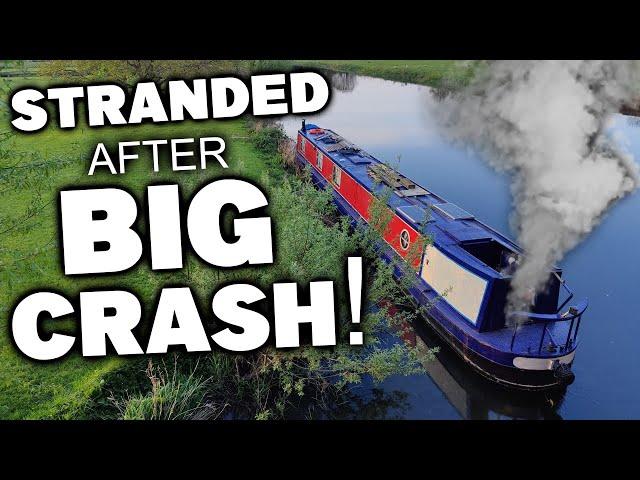 we WRECKED our NARROWBOAT | DISASTER tiny home cruise | NIGHTMARE off-grid HOUSEBOAT REFIT