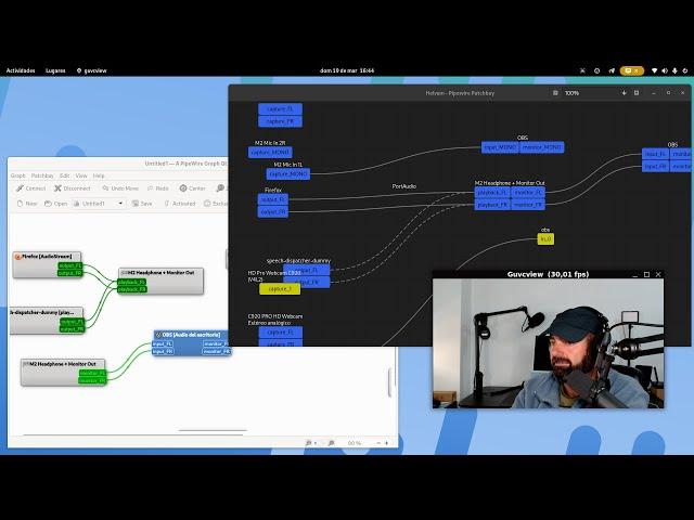 Conociendo los enrutadores de audio para Pipewire Qpwgraph y Helvum y una leve diferencia