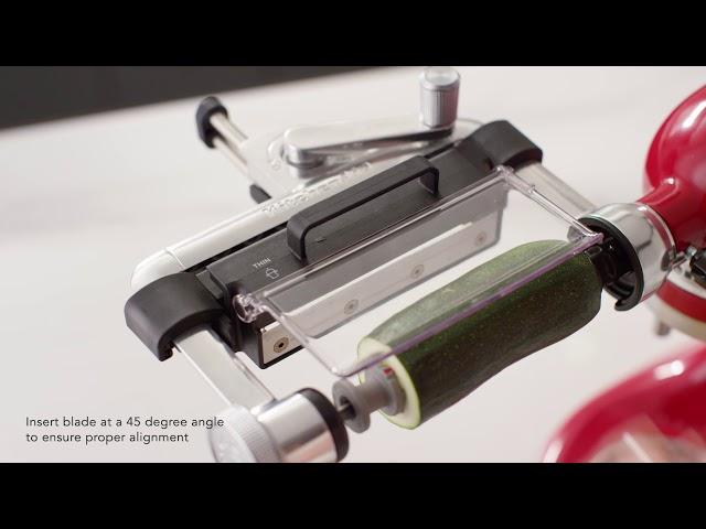 How to: Use the Vegetable Sheet Cutter Attachment | KitchenAid