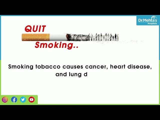 World No Tobacco Day | Awareness | Quit Smoking | Dr Mehtas Hospitals