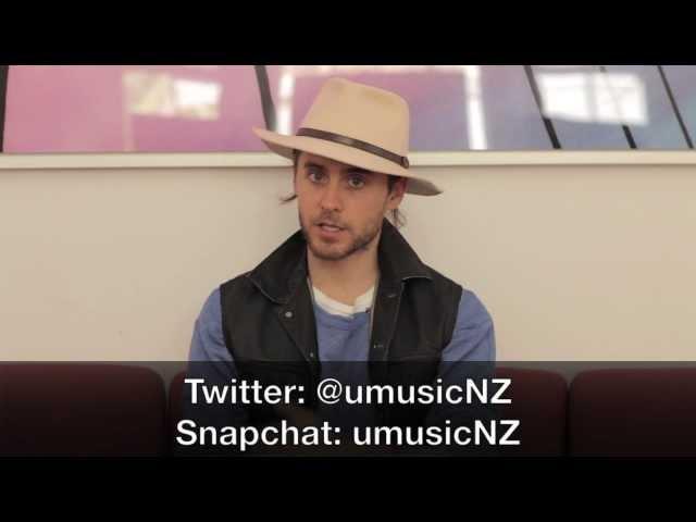 Thirty Seconds to Mars announce #10secondstoMARS - A Snapchat promo for NZ