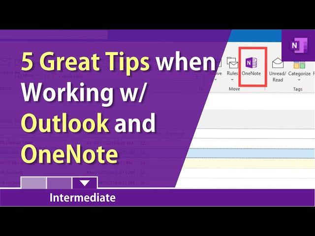 Five great tips when using OneNote & Outlook together by Chris Menard