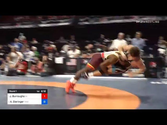 Jordan Burroughs BLASTS Through Alex Dieringer In 79kg WTT Finals