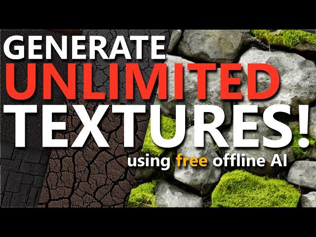 How to easily use AI to generate textures your indie game! [Tutorial]