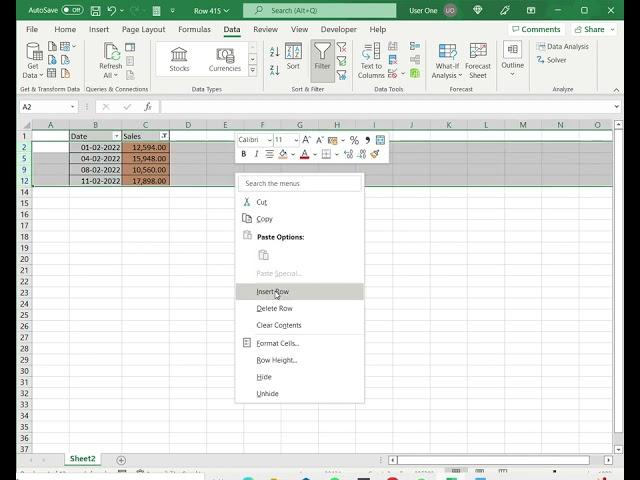 How to delete highlighted cells in Excel