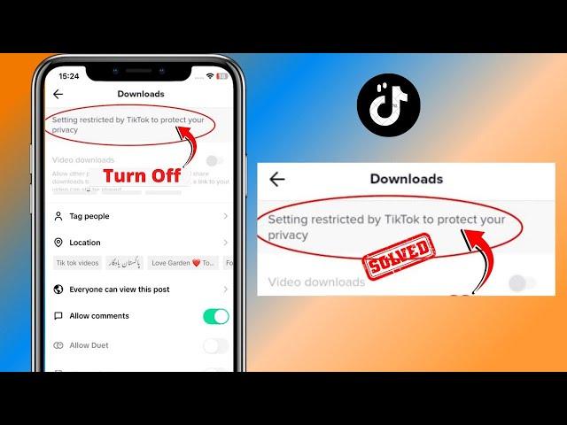 How to Turn Off / Remove Setting Restricted by Tiktok to Protect Your Privacy | 2023