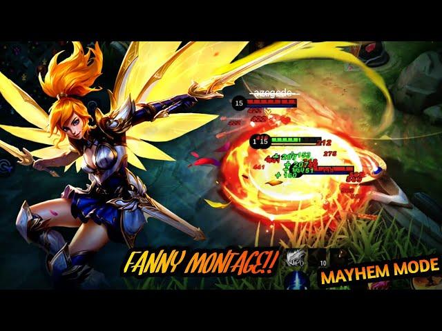 FANNY UNLIMITED ENERGY?!  FANNY MONTAGE MAYHEM MODE || Mobile Legends Bang Bang