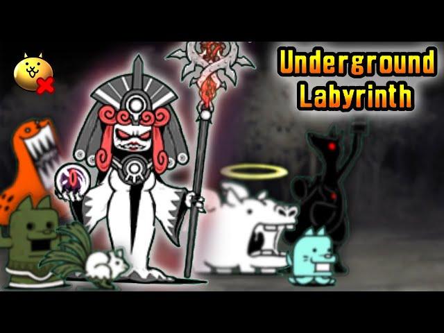 Battle Cats | Underground Labyrinth - The Deepest Depths B100F (No Gacha)