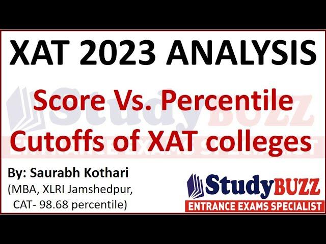 XAT 2023 analysis: Expected Cutoffs | XAT Score Vs. Percentile | XLRI cutoffs | XAT colleges cutoffs