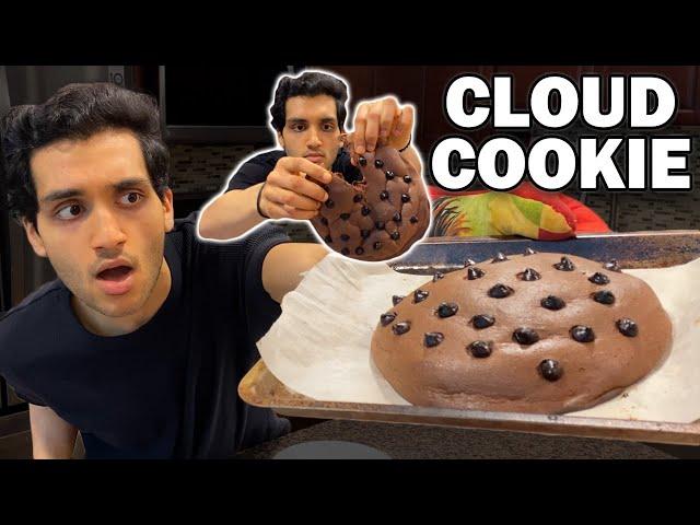 GIANT CLOUD COOKIE || Low Calorie, High Protein Chocolate Chip Cloud Cookie