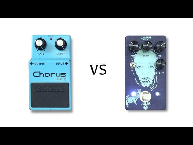 Boss CE-2 MIJ vs Walrus Audio Julia Chorus