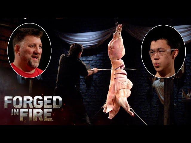 Take COVER! This Ancient Colosseum Weapon Is Calamitous | Forged in Fire (Season 9)