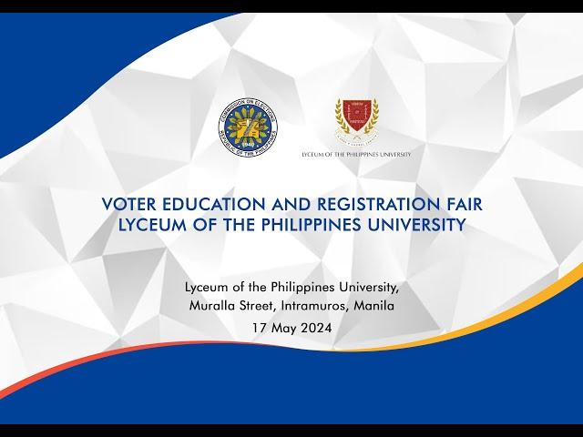 Voter Education and Registration Fair