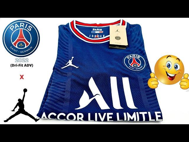 PSG x JORDAN jersey HOME kit 21/22 (Dri-Fit ADV) unboxing & review / ASMR