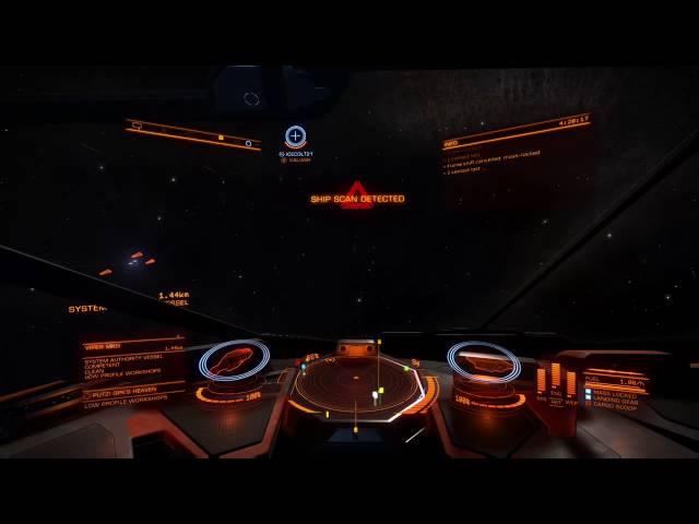 Elite Dangerous AI Automatic Plasma Accelerator Glitch