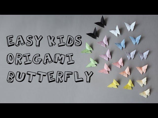 Easy Quick Fast Origami Butterfly Tutorial - Akira Yoshizawa