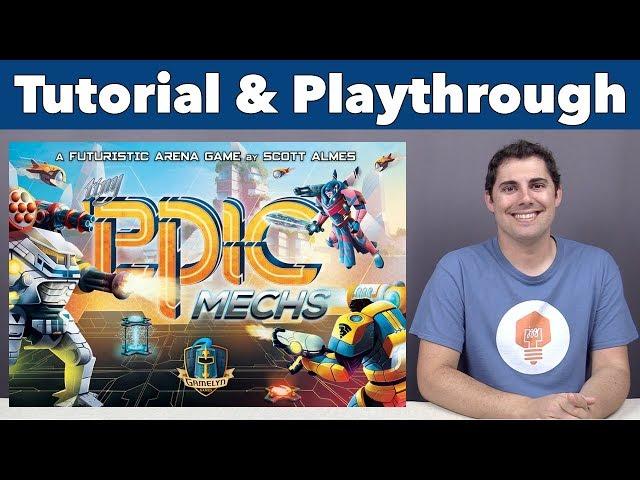 Tiny Epic Mechs Tutorial & Playthrough - JonGetsGames