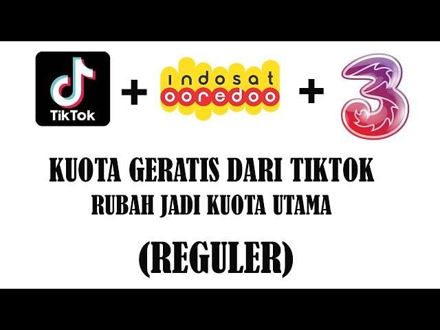 Cara Mengubah Kuota Tiktok Indosat Three Jadi Kuota Utama