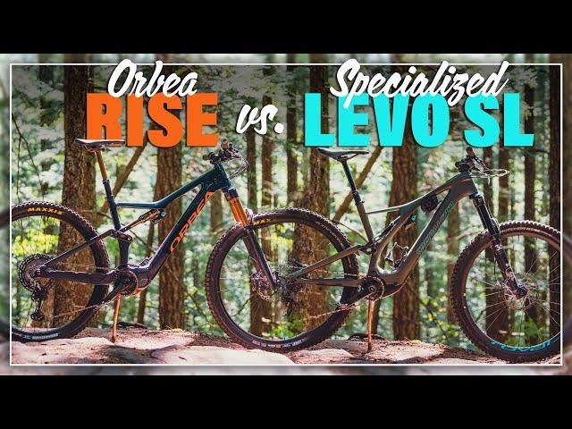 Specialized Levo SL vs Orbea Rise - battle of the lightweight eMTB