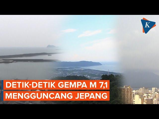 Detik-detik Jepang Diguncang Gempa 7,1, Sirine Peringatan Menggema