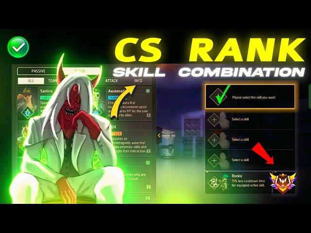 Clash Squad Best character Combination 2024 | Best character combination in Free Fire