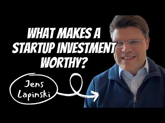 Exclusive First Look at Angel Investing, Jens Lapinski