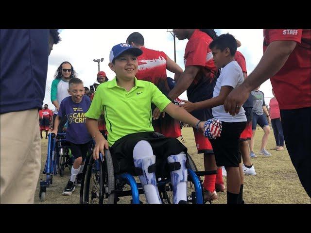 Football organization holds free camp for San Antonio children