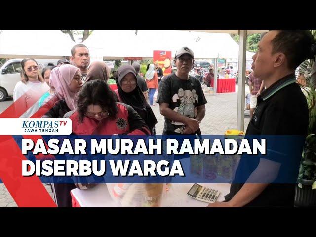 Pasar Murah Ramadan Diserbu Warga