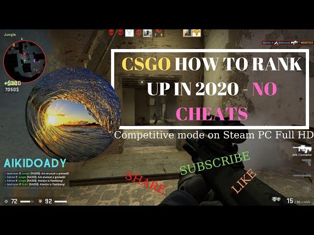 Csgo how to rank up in 2020 competitive mirage PC gameplay full HD - csgo tips for pros!