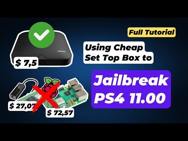 Jailbreak PS4 With Cheap Set Top Box || Without Raspberry Pi