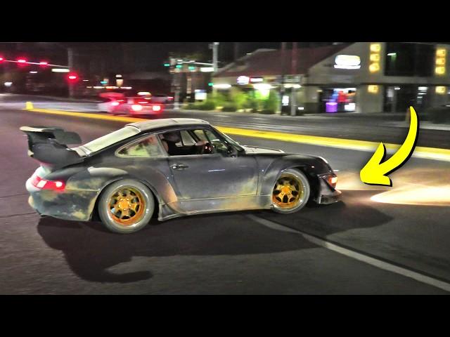 STUPIDLY LOW Cars SCRAPE Leaving RWB Car Meet!