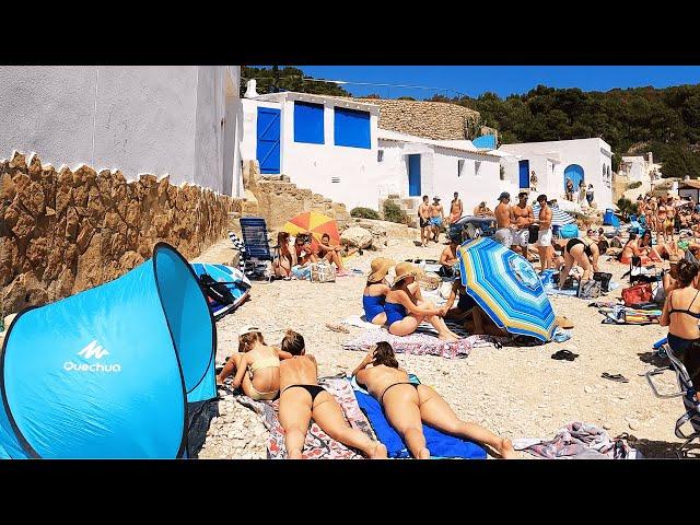 ️BEACH WALK 4K IN JAVEA SPAIN 2024 : PORTITXOL LA BARRACA BEACH 4K 60FPS VIEW 