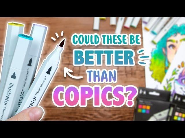 I HAD HIGH HOPES FOR THESE - Best Copic Competitor? - Spectrum Noir Illustrator Marker Review