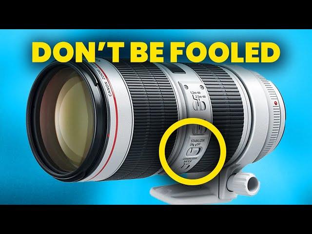 You DON’T Need Image Stabilized Lenses If...