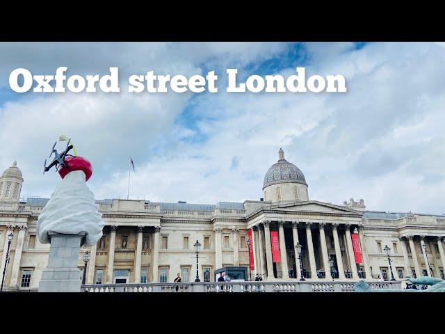 Oxford street London | Piccadilly Circus | London walk | 4K[HDR]#ukstreetwalker