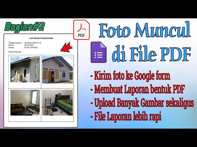 Laporan Bentuk PDF, TAMPILKAN GAMBAR DARI RESPON GOOGLE FORM 2023 (Bagian#2)