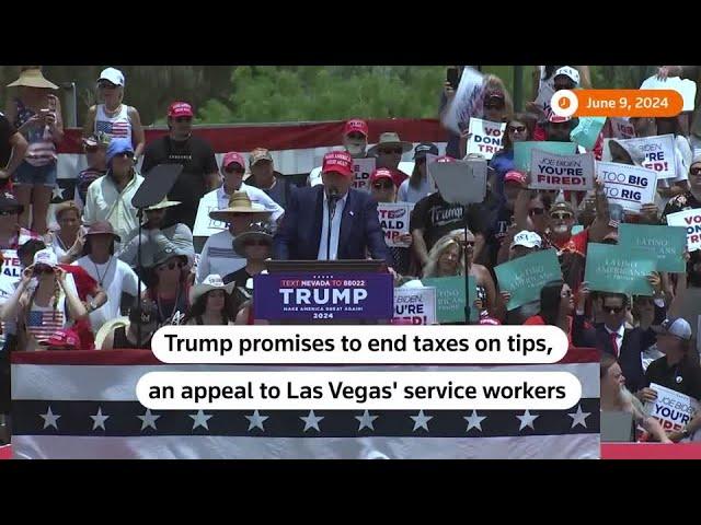 Donald Trump tells Nevada rally he won't tax tips | REUTERS