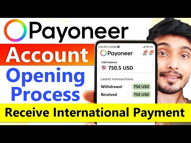 Payoneer account kaise banaye | Payoneer account create | How to create payoneer account in india