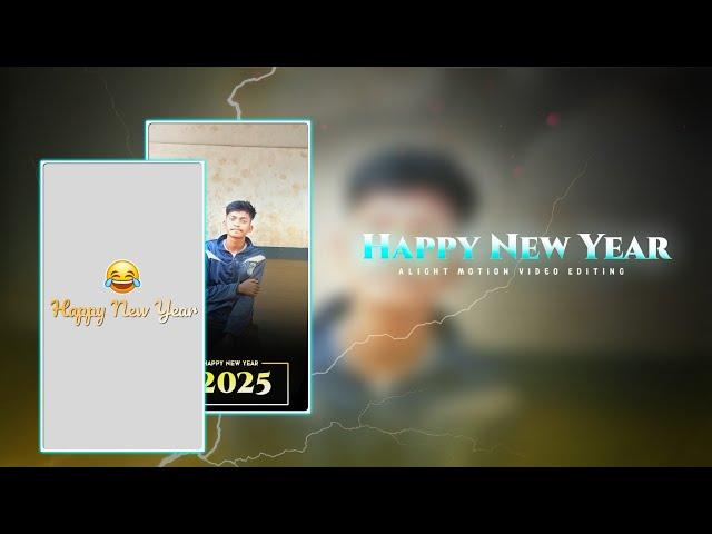 Instagram Trending Happy New Year 2025 |Happy New Year 2025 Dj Song || Alight Motion Video Editing