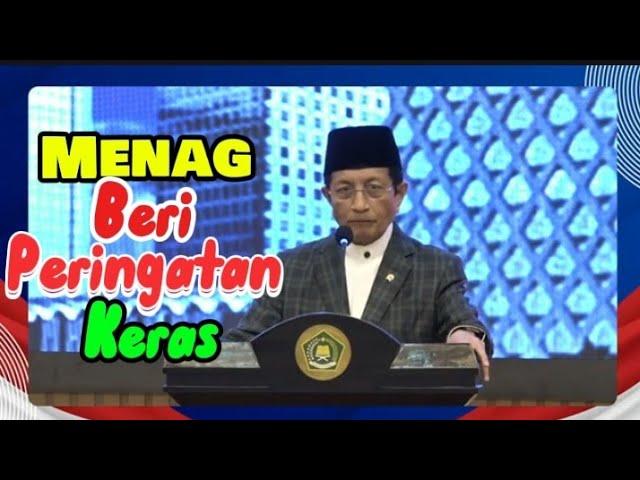 Jangan Macam-Macam Menag akan Singkirkan yang Bermain