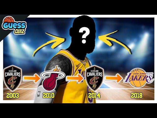 GUESS THE NBA PLAYER FROM THEIR TRANSFERS  NBA Quiz 2022