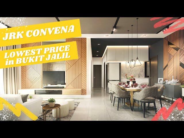 JRK Convena, Freehold, lowest price, TOD development (LRT), low density in Bukit Jalil. Great buy!