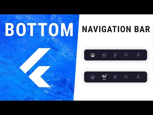 Flutter BottomNavigationBar Widget