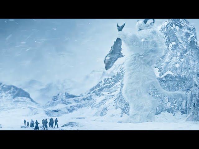 The kind snow monster catches the shark and saves the expedition!【 Snow Monster】