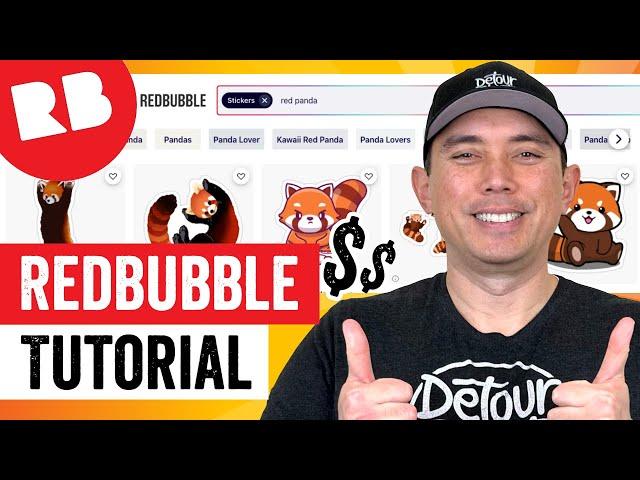 RedBubble Tutorial (2023) Tips for Niche Research, Design & Tags