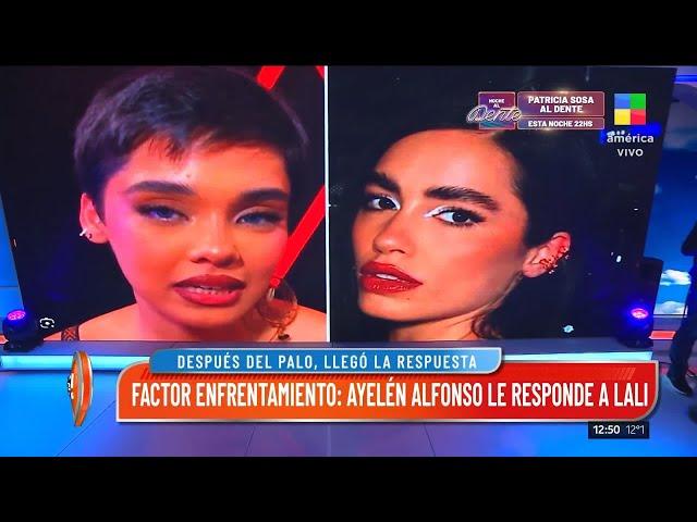 Factor enfrentamiento: Ayelén Alfonso le responde a Lali Espósito tras su cruce en el show