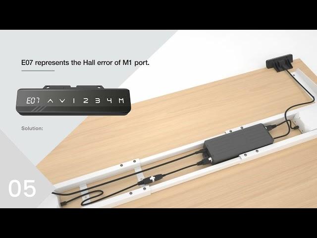 Jiecang Standing Desk Information Explained - E07