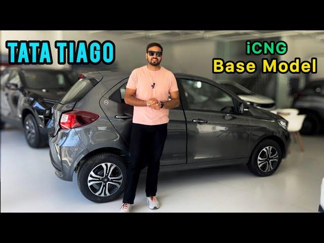 Tata Tiago iCNG AMT 2024 | Base Model | Tiago iCNG price | Mileage | Review |