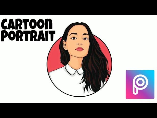 Cartoon Portrait Logo || Picsart Tutorial