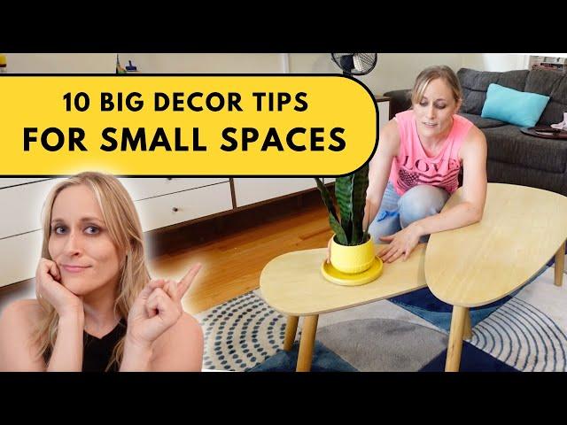 10 Renter Friendly Tips for Decorating Small Spaces, Studios, and More!